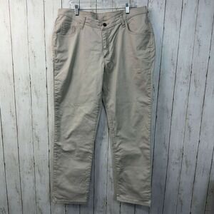 Denim Riders Women's Khaki Straight Leg Pants Beige Cotton‎ Blend Size 16W